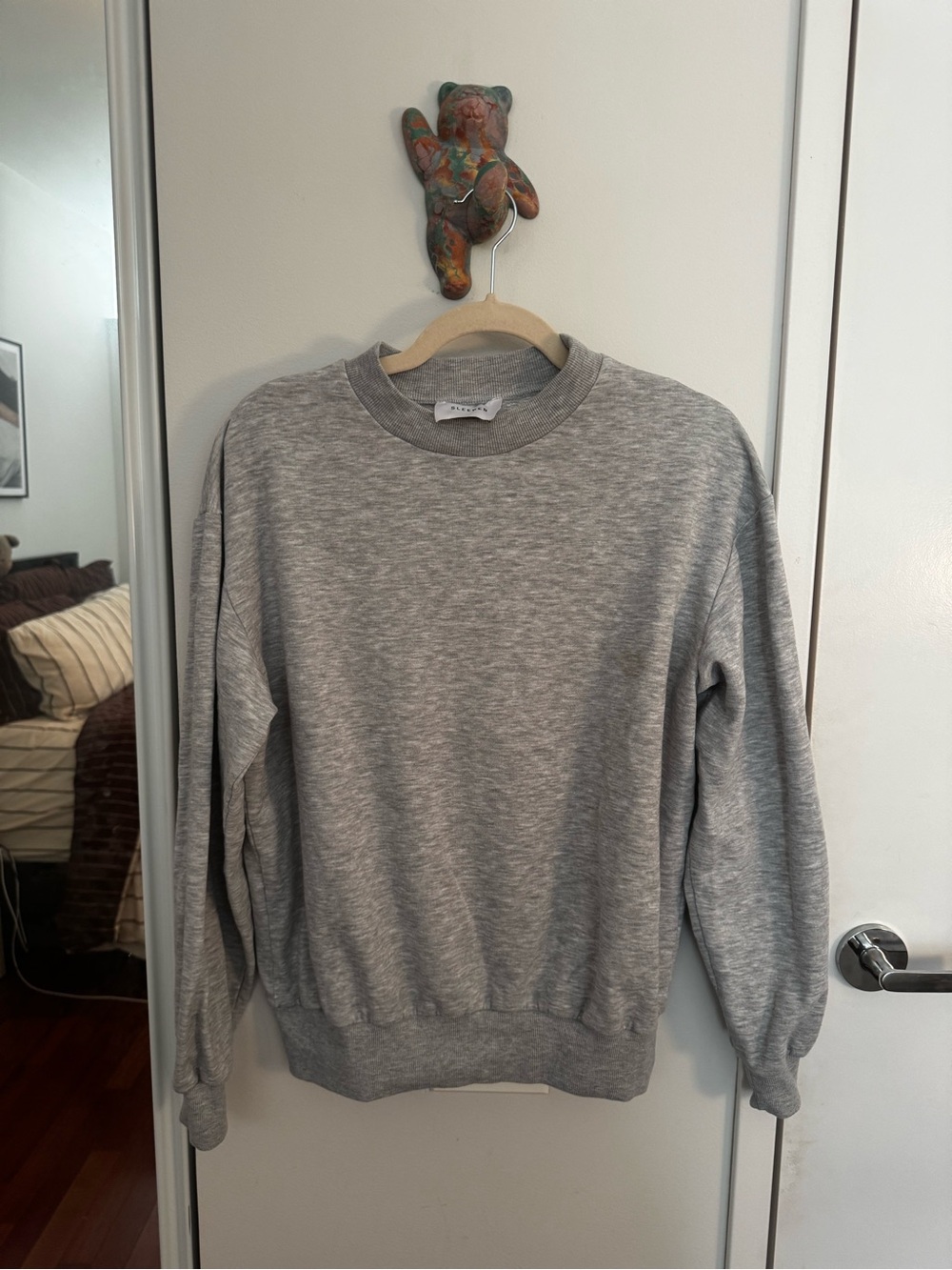 SLEEPER Grey Heather‎ Crewneck Sweatshirt